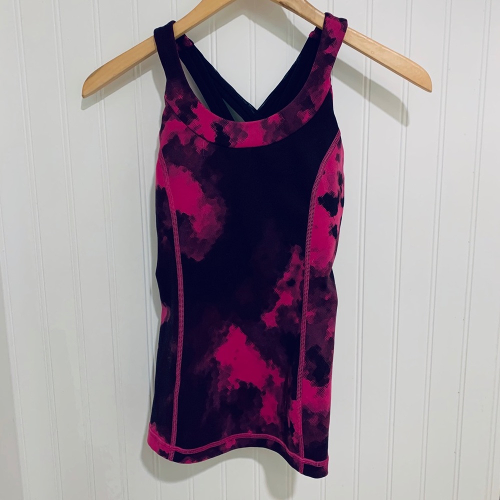 SZ 2 Lululemon strappy yoga bra tank top